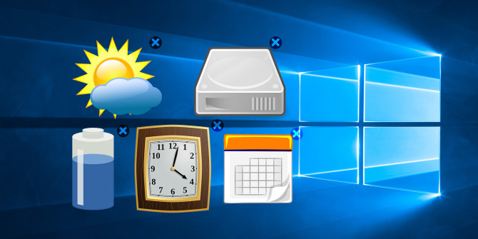 Gadgets for windows 10 desktop